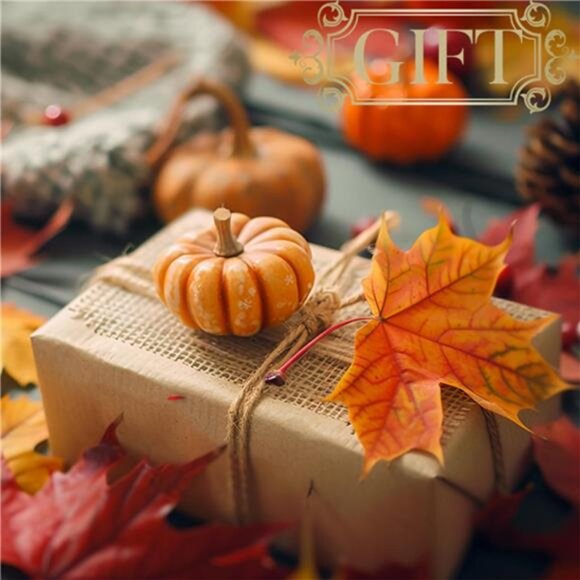 Pumpkins Fall Table Decor, Set of 3 Corn Resin Figurines for Autumn Centerpieces - Picture 6 of 7